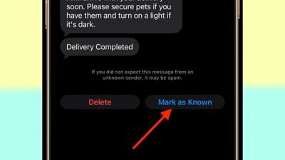 Mark de l'expéditeur de messages inconnu comme connu
