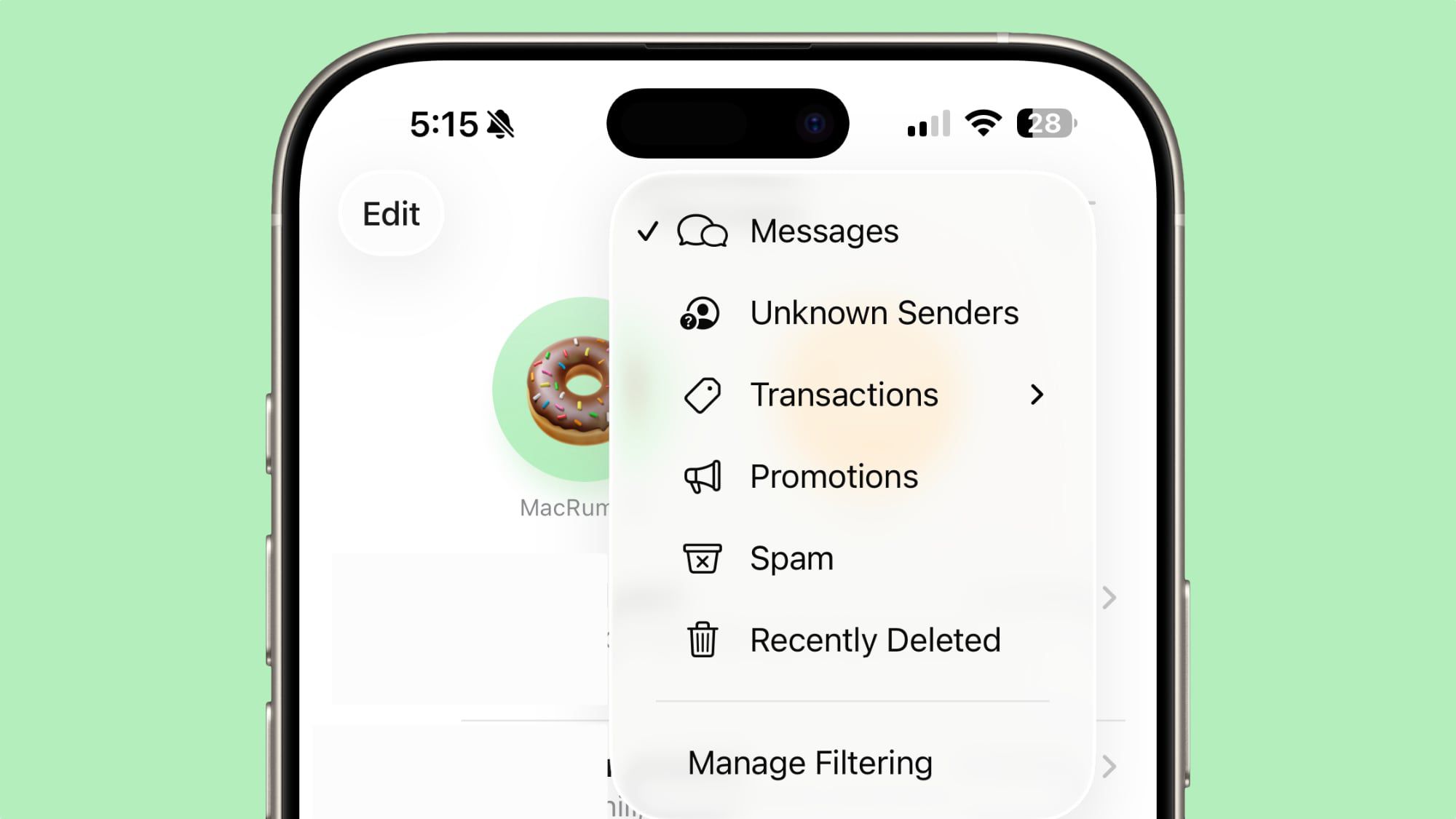 1758810261 iOS 26 Messages decran et de filtre des expediteurs inconnus