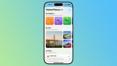 Présentation des lieux visités iOS 26 Maps Visits