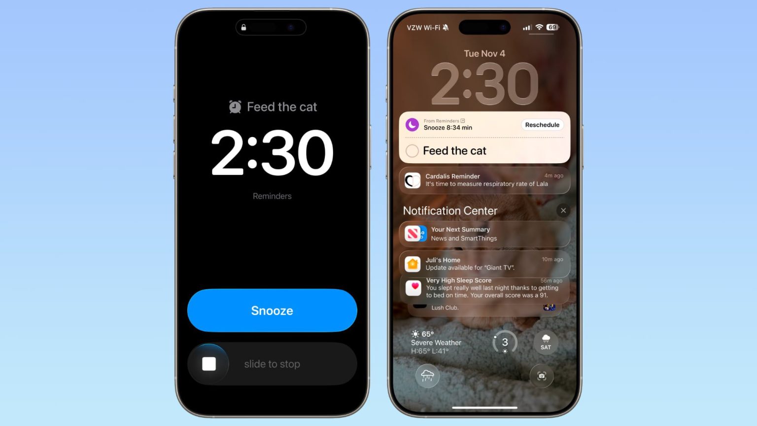 1763549301 Definir des rappels iPhone de type alarme dans iOS 262