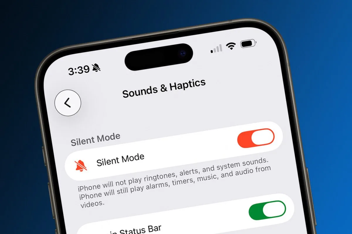 Comment activer et desactiver le mode silencieux sur iPhone