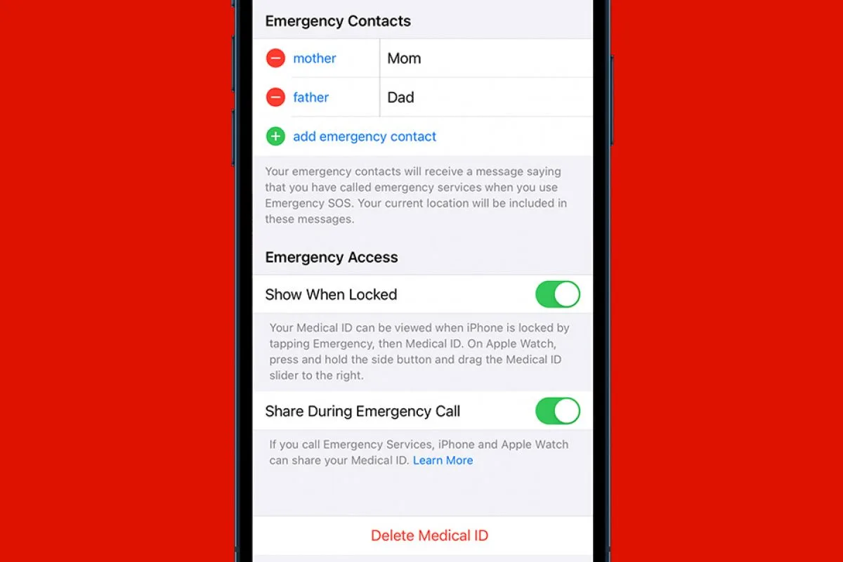 1780433132 Comment changer un contact durgence sur iPhone